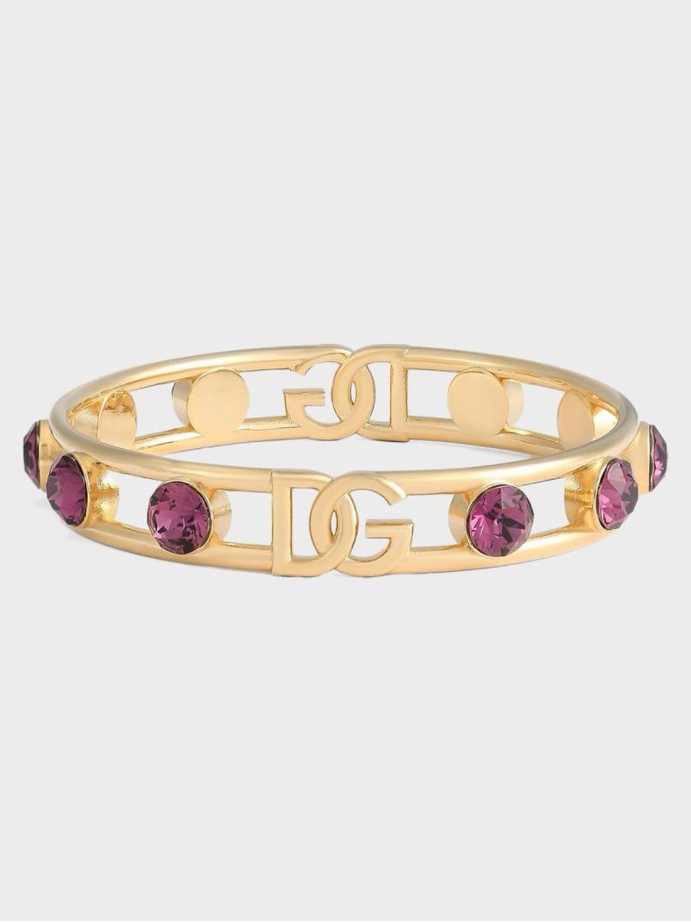Dolce & Gabbana Open DG Jeweled Bangle Bracelet